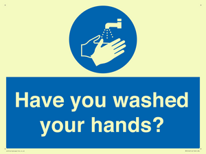 Have you washed your hands?